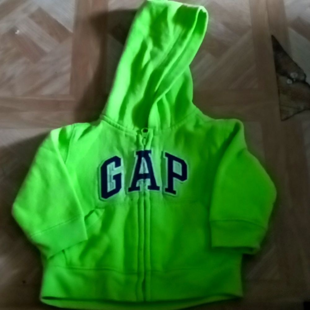 Baby gap jacket neon